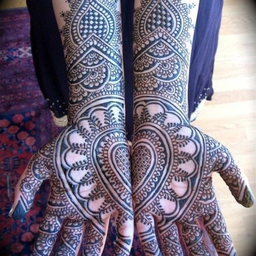 bridal henna design