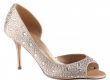 gold wedding shoes, glitter wedding heels, wedding pumps,