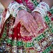 henna on a bridal hands