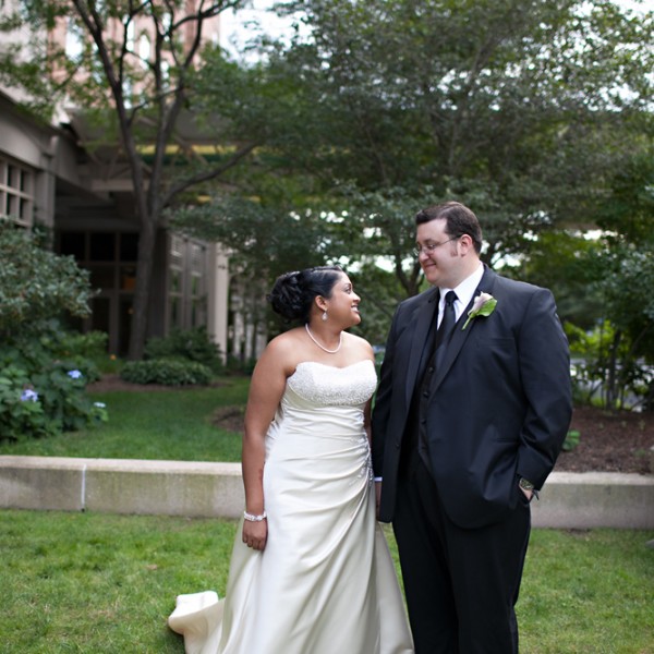 bride and groom wedding photo