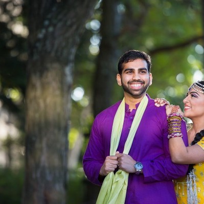 Pakistani bride and groom