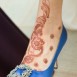 blue manolo blaniks on wedding shoes