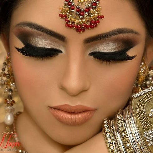 South Asian bridal makeup look
