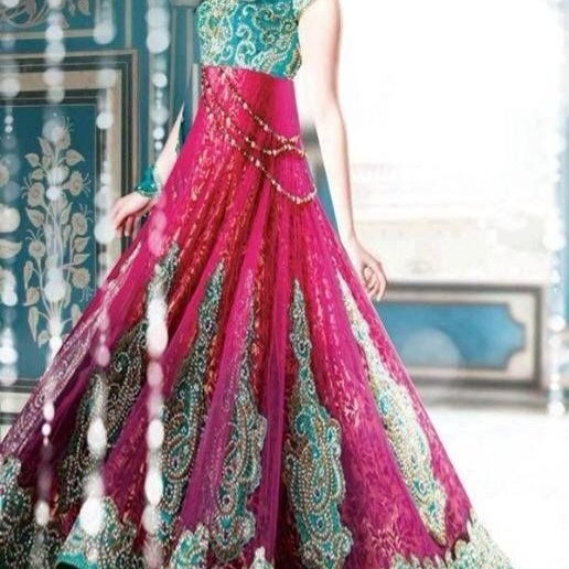 teal wedding dresss