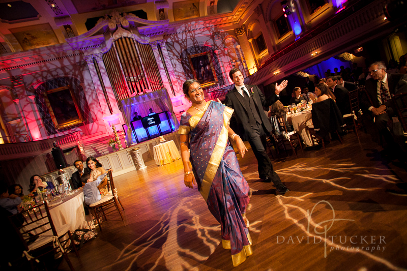 Hindu Jewish wedding reception