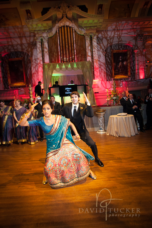 Hindu Jewish wedding reception
