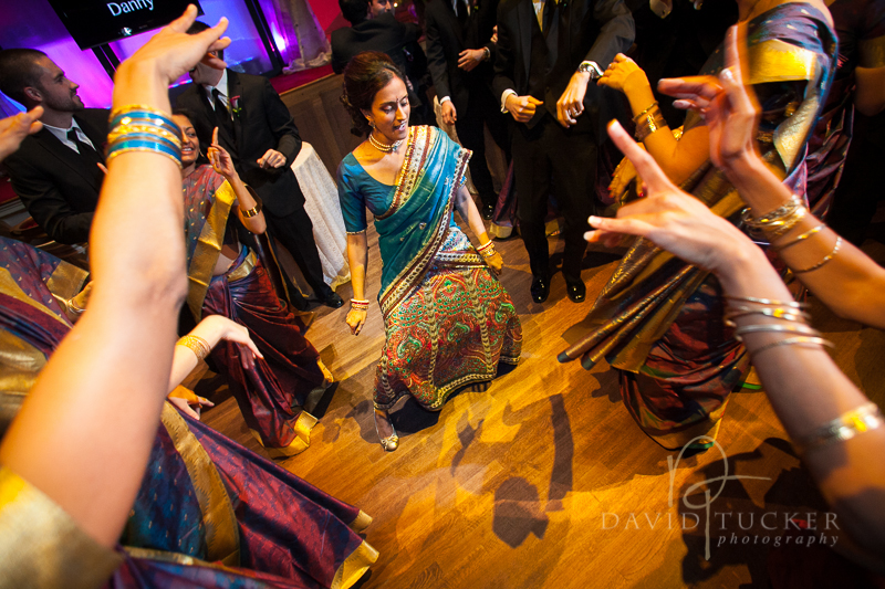 Hindu Jewish wedding reception