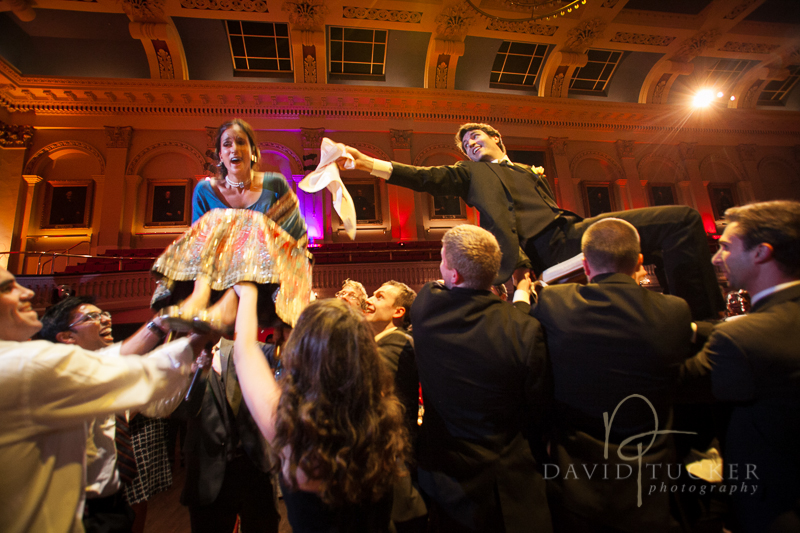Hindu Jewish wedding reception