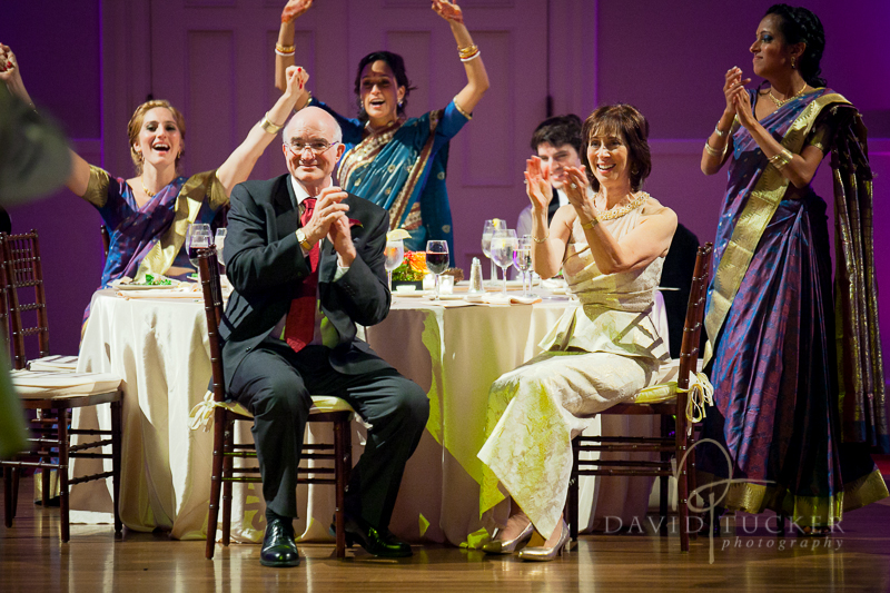 Hindu Jewish wedding reception