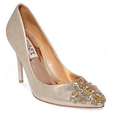 wedding shoes by Badgley Mischka