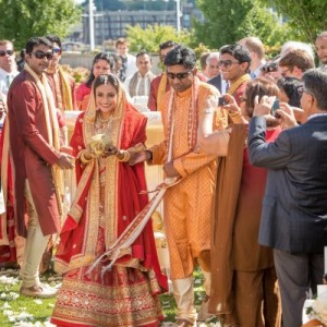 bride entering the wedding