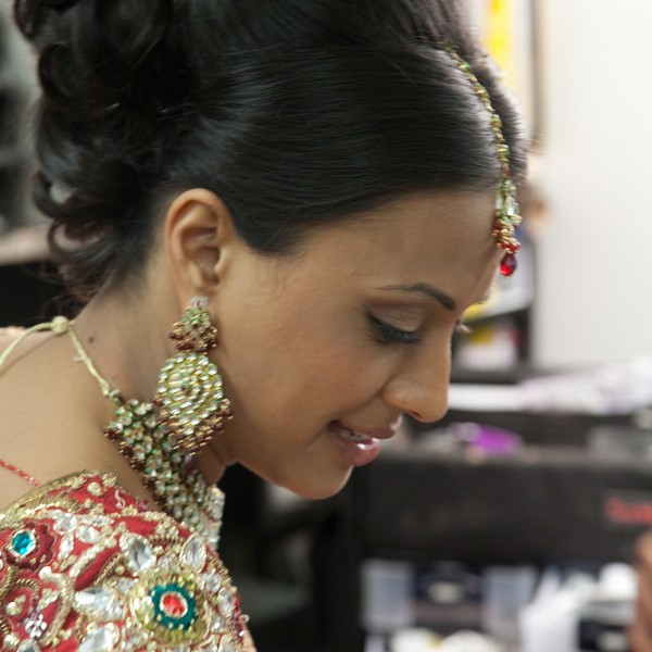Indian wedding hairstyle