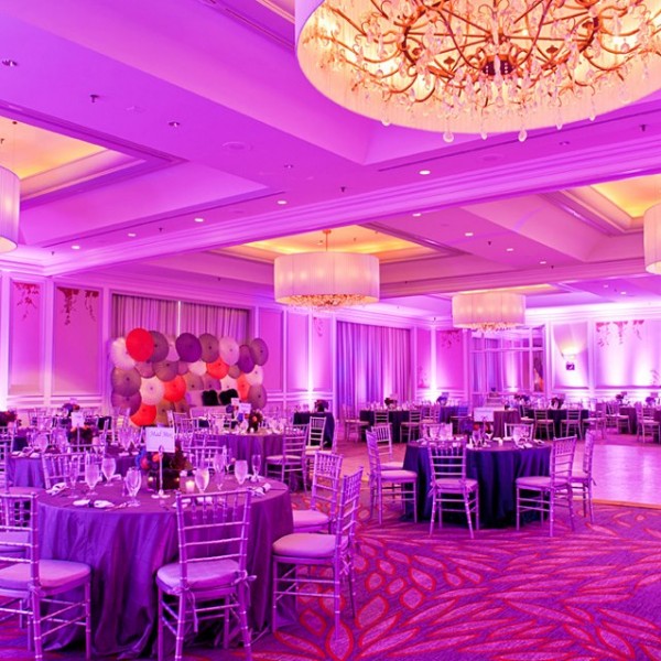 Wedding reception decor from an Indian wedding
