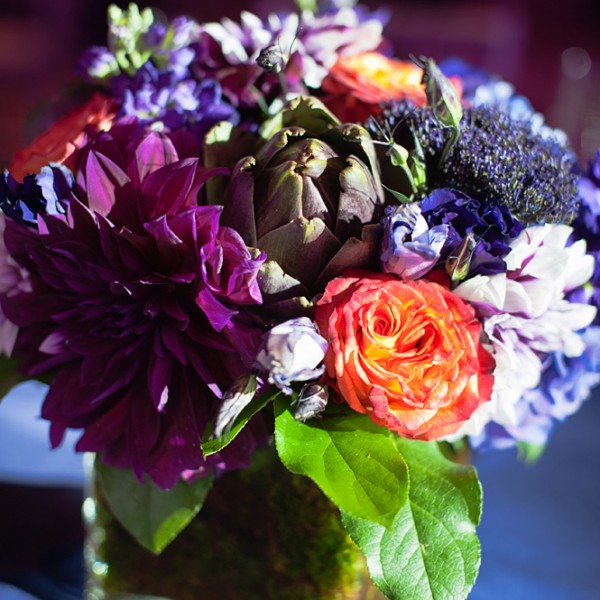 Wedding reception decor from an Indian wedding