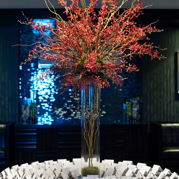 Wedding reception decor from an Indian wedding