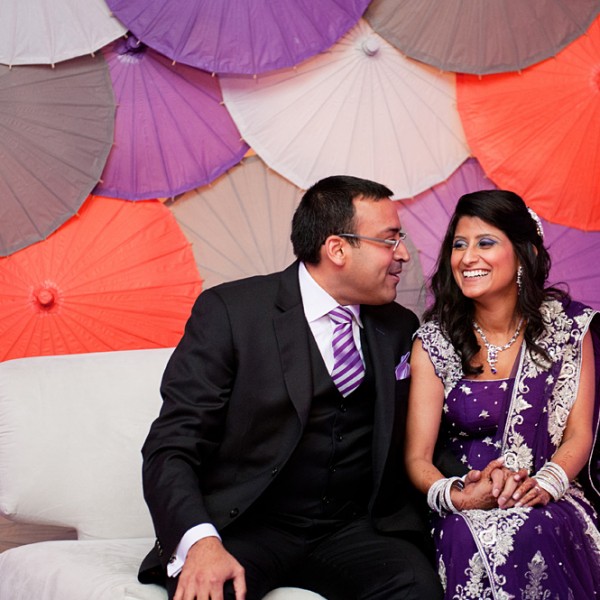 Wedding reception decor from an Indian wedding