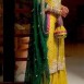 yellow pakistani wedding dress