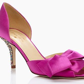 Fuchsia wedding shoes