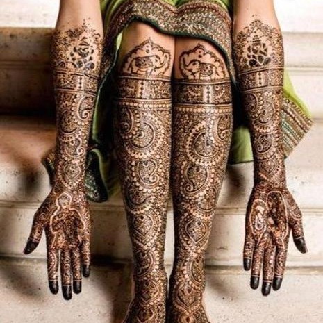 Indian bridal henna