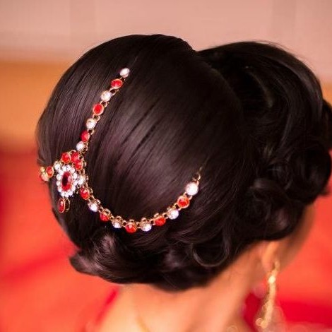 Indian wedding hairstyle
