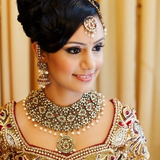 Indian wedding hairstyle