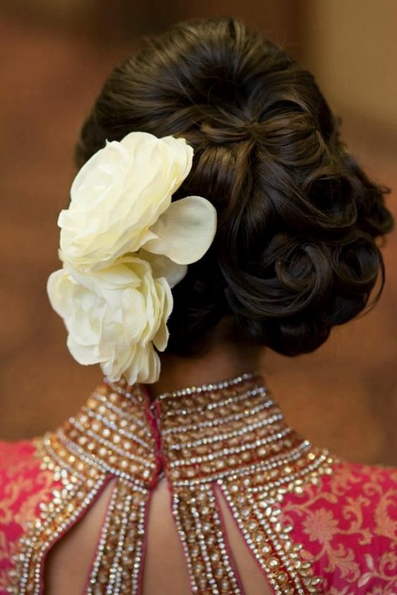 Indian wedding hairstyle