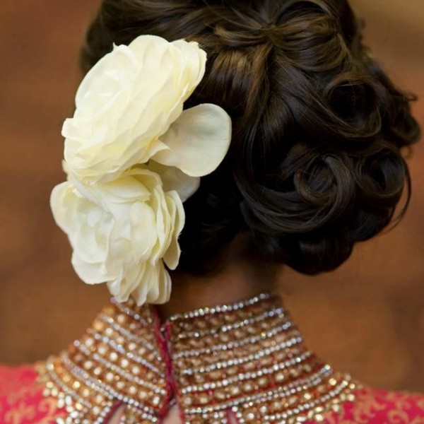 Indian wedding hairstyle