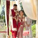 Outdoor indian fusion wedding ceremony