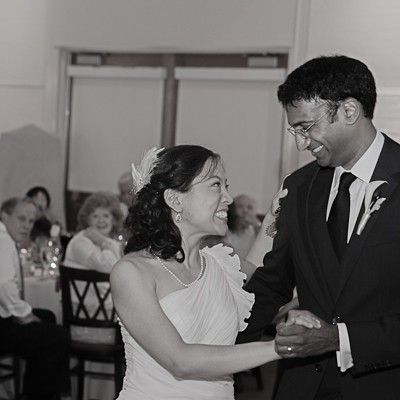 Outdoor indian fusion wedding