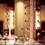 tall floral wedding centerpiece