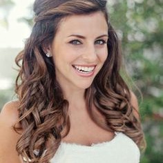 Indian wedding hair halfup