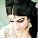 Indian wedding hair halfup