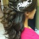 Indian wedding hair halfup
