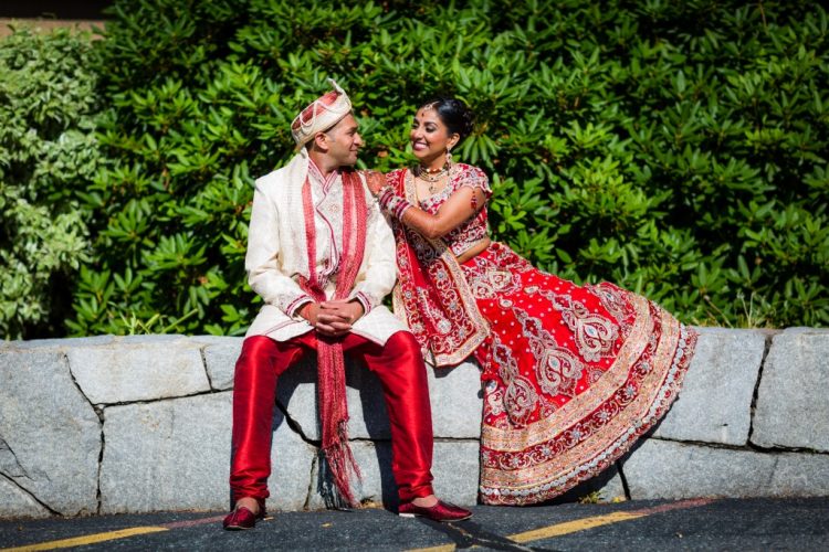 indian bride and groom
