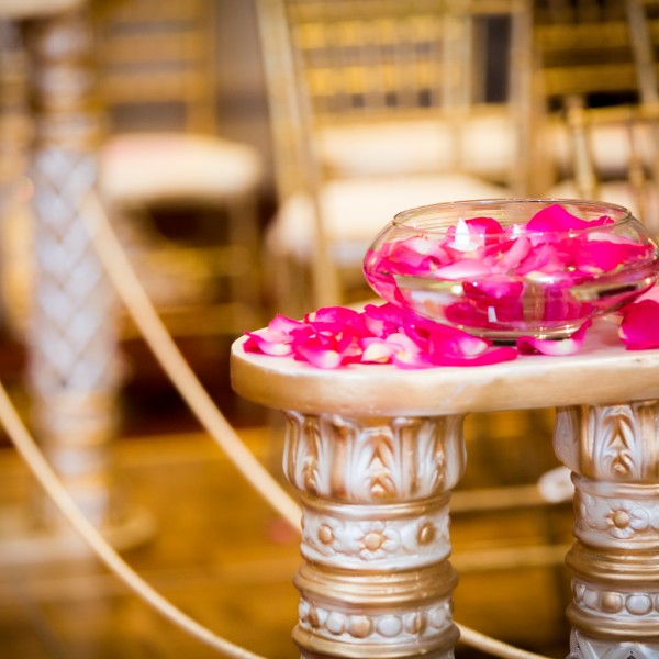 Indian bridal jewelry and henna