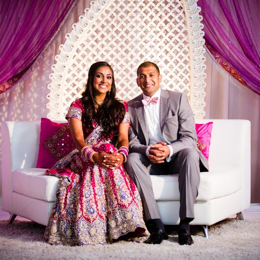 Indian wedding reception