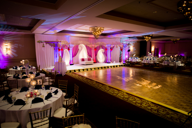 Indian wedding reception