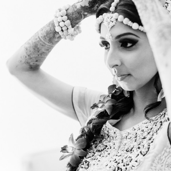 Pakistani bride at her mehendi night