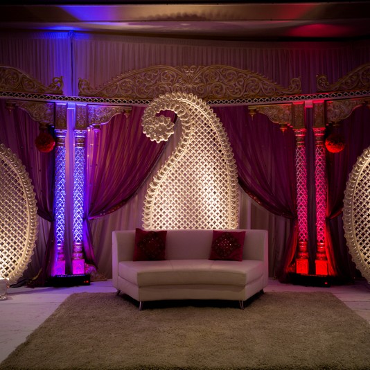 Indian wedding reception