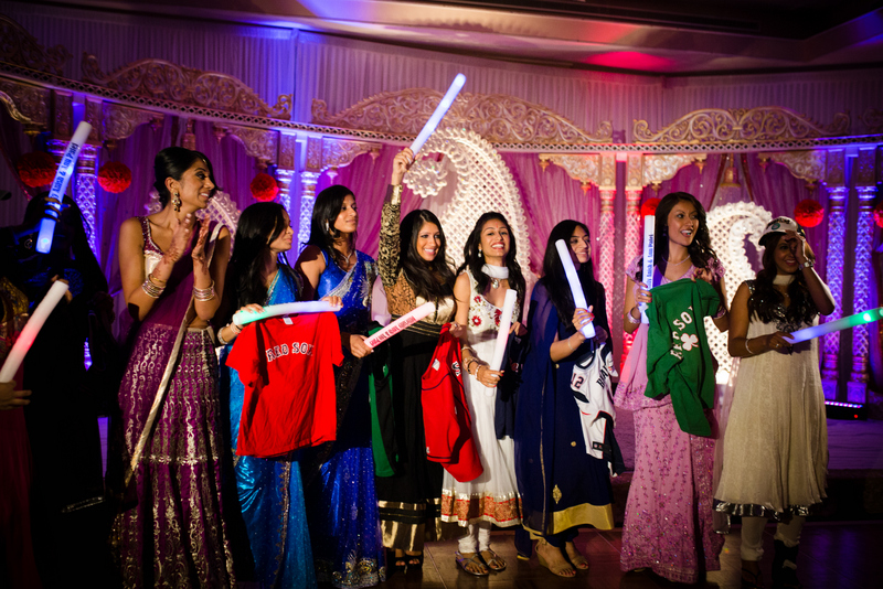 Indian wedding reception