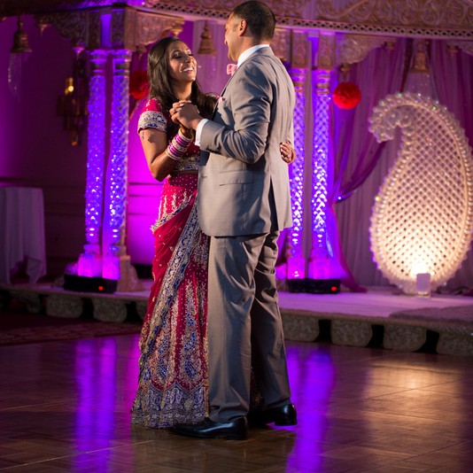 Indian wedding reception