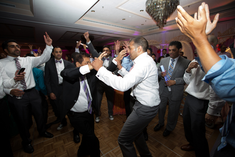 Indian wedding reception