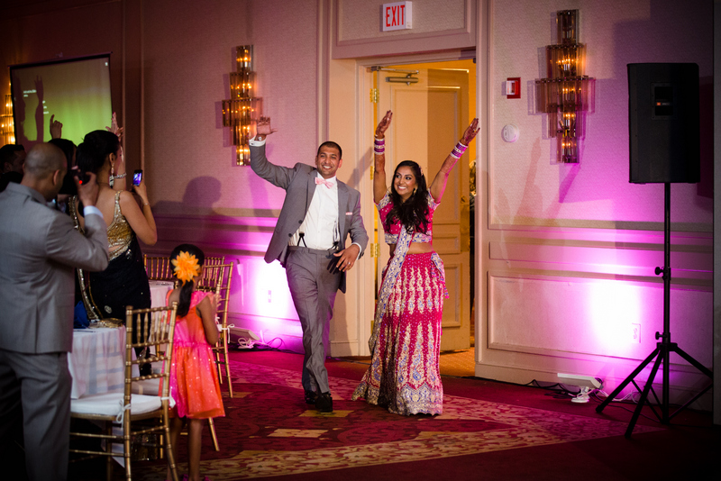 Indian wedding reception
