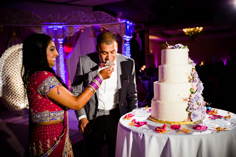 Indian wedding reception