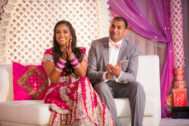 Indian wedding reception