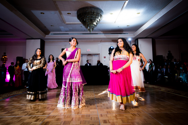 Indian wedding reception
