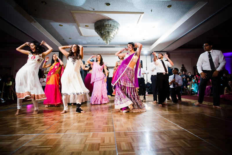 Indian wedding reception