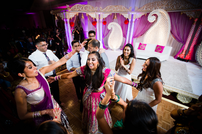 Indian wedding reception