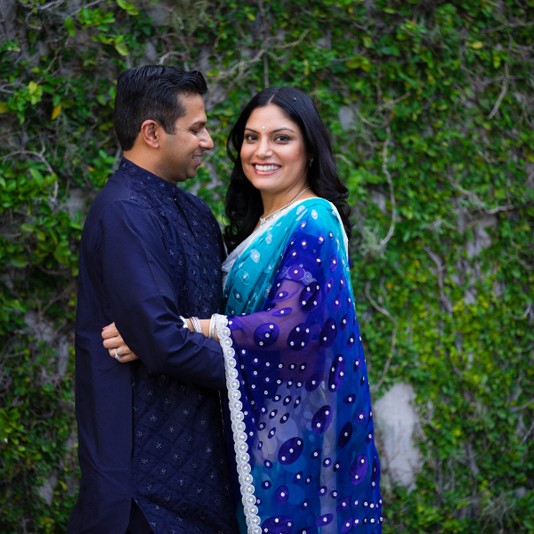 Indian engagement shoot in Florida by DeKreate Photography