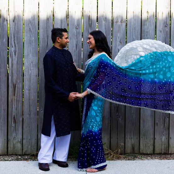 Indian engagement shoot in Florida by DeKreate Photography